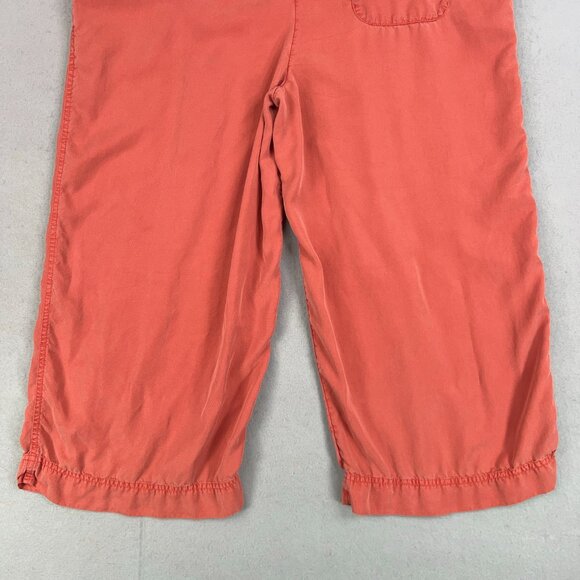 Anthropologie Saturday Sunday Ilene Jumpsuit Womens Medium Coral Wide Boho - Picture 9 of 16